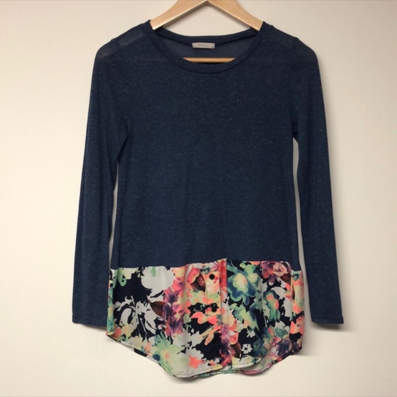 12pm by Mon Ami Floral long Sleeve Tunic - Picture 1 of 5